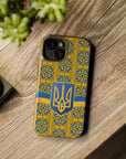 Ukraine Flag Emblem MagSafe Tough Cases