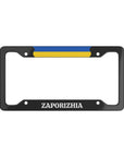 ZAPORIZHZHIA with flag License Plate Frame