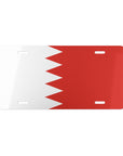 Bahrain Flag Vanity Plate