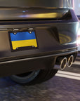 Ukrainian Flag Vanity Plate
