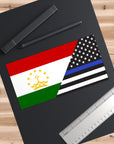 Tajiks Support US Police Flag Bumper Stickers