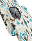 Light Uzbek Ikat MagSafe Phone Case