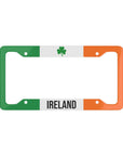 Ireland Flag Colorful Clover Car Plate Frame