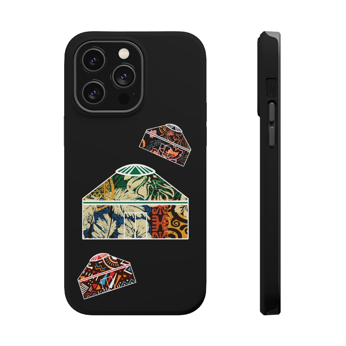 Colorful Yurts Phone Case