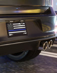 Thin Blue Line Flag Vanity Plate