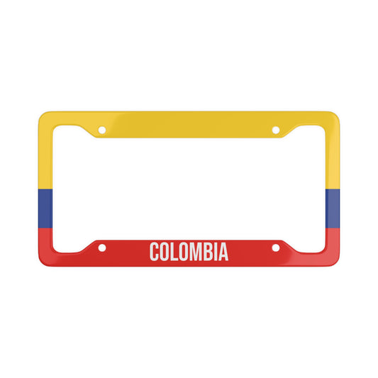Colombia Colorful Car Plate Frame