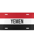 Yemenese Flag Vanity Plate