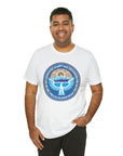 Kyrgyz National Emblem Unisex Jersey Short Sleeve Tee