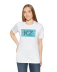 KZ Front and Kazakh Back Unisex Jersey Short Sleeve Tee