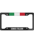 Somos Italiani Italian Flag Car License Plate Frame