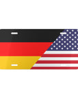 Germany USA Flag Vanity Plate