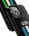 UZB Flag Stripes Phone Case
