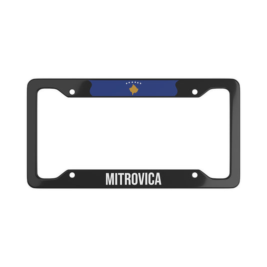 Mitrovica Kosovo Flag Car Frame