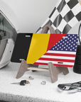 Belgium American Flag Vanity Plate