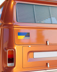 Ukrainians Support US Police Flag Bumper Stickers