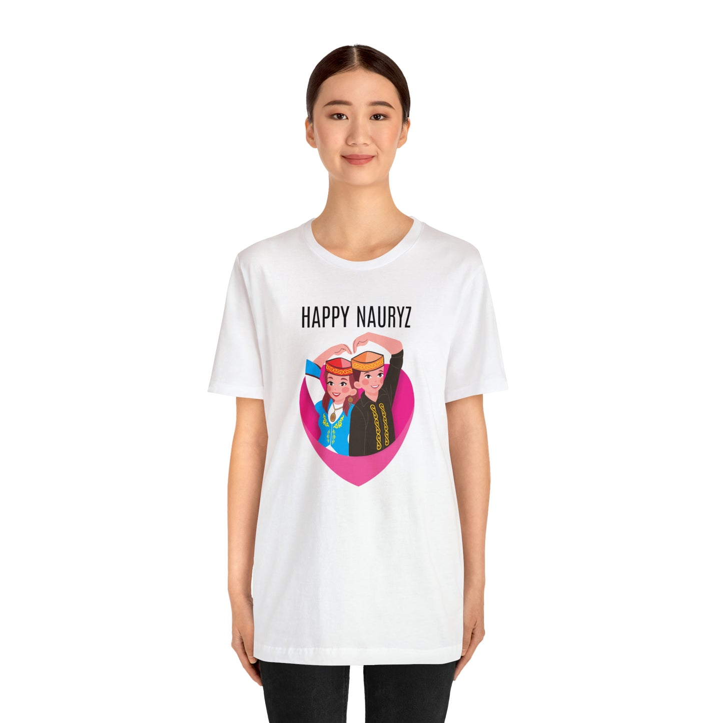 Happy Nauryz KZ Unisex Jersey Short Sleeve Tee