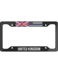 United Kingdom US Law Enforcement Flag Car License Plate Frame