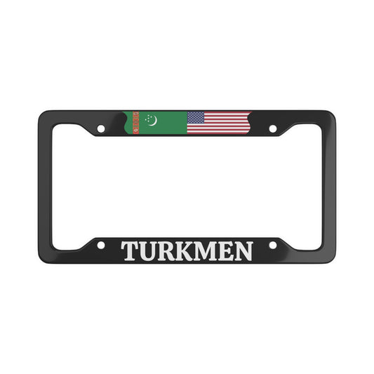 Turkmen License Plate Frame