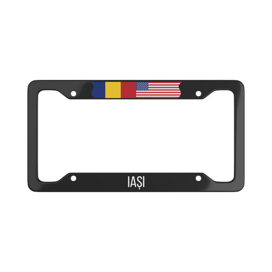 Iasi Romania USA Flag Car Frame