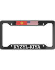 KYZYL-KIYA Kyrgyzstan with flag License Plate Frame