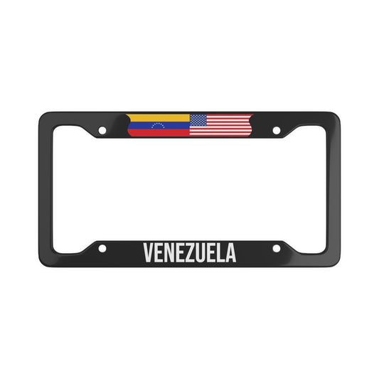 Venezuela/USA Car Plate Frame