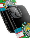 Uzbekistan Flag with Coat of Arms Phone Case
