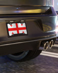 Georgian Flag Vanity Plate
