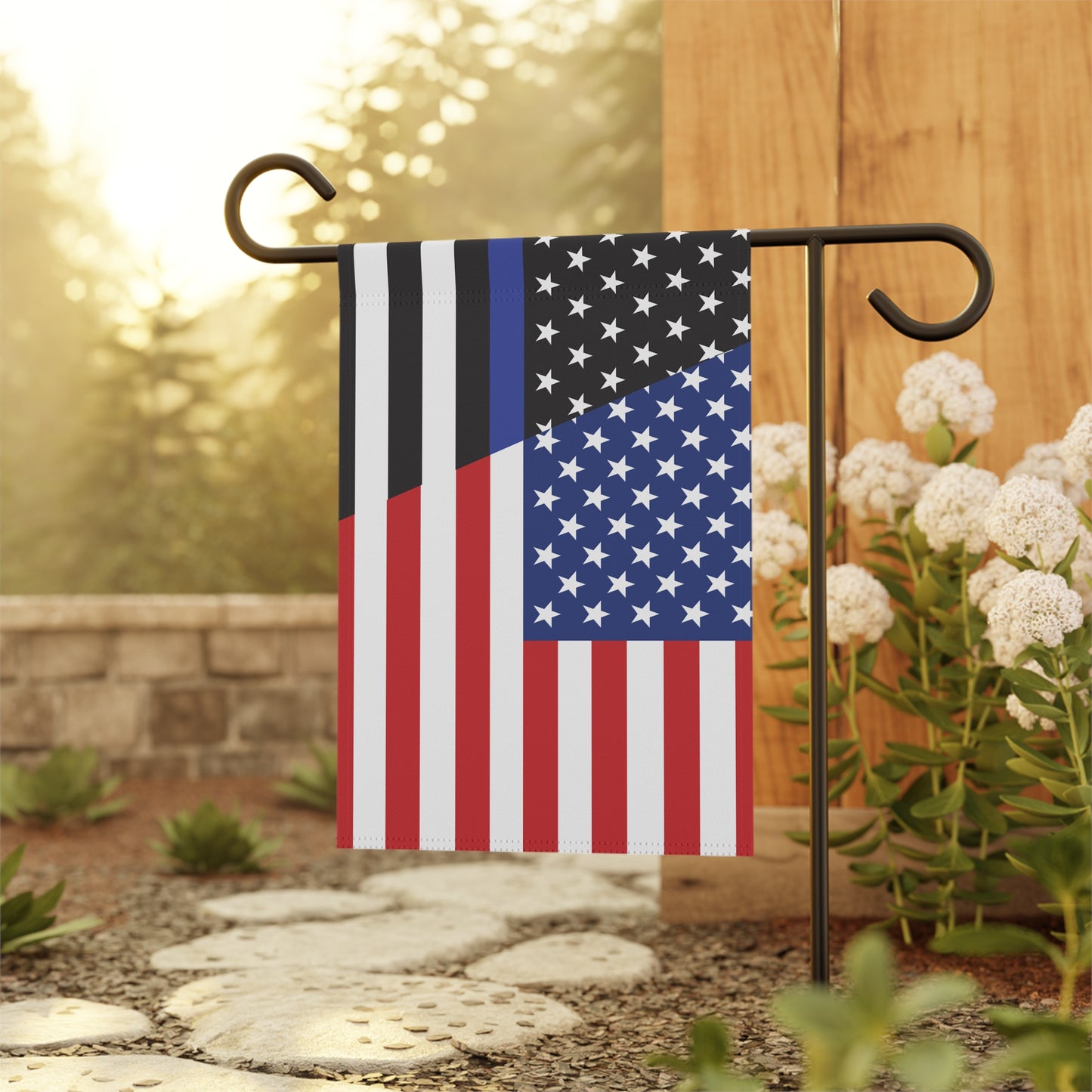 Support US Police Flag Garden & House Banner