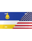 Buryatia USA Flag Vanity Plate
