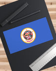 Minnesota Flag Bumper Stickers