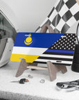 Buryatia/Law Enforcement Flag Vanity Plate
