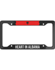 Heart in Albania Car Frame