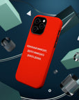 Нормальный иммигрант другого иммигранта уважать должен MagSafe Tough Cases