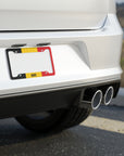 Mons Belgium Flag Car License Plate Frame
