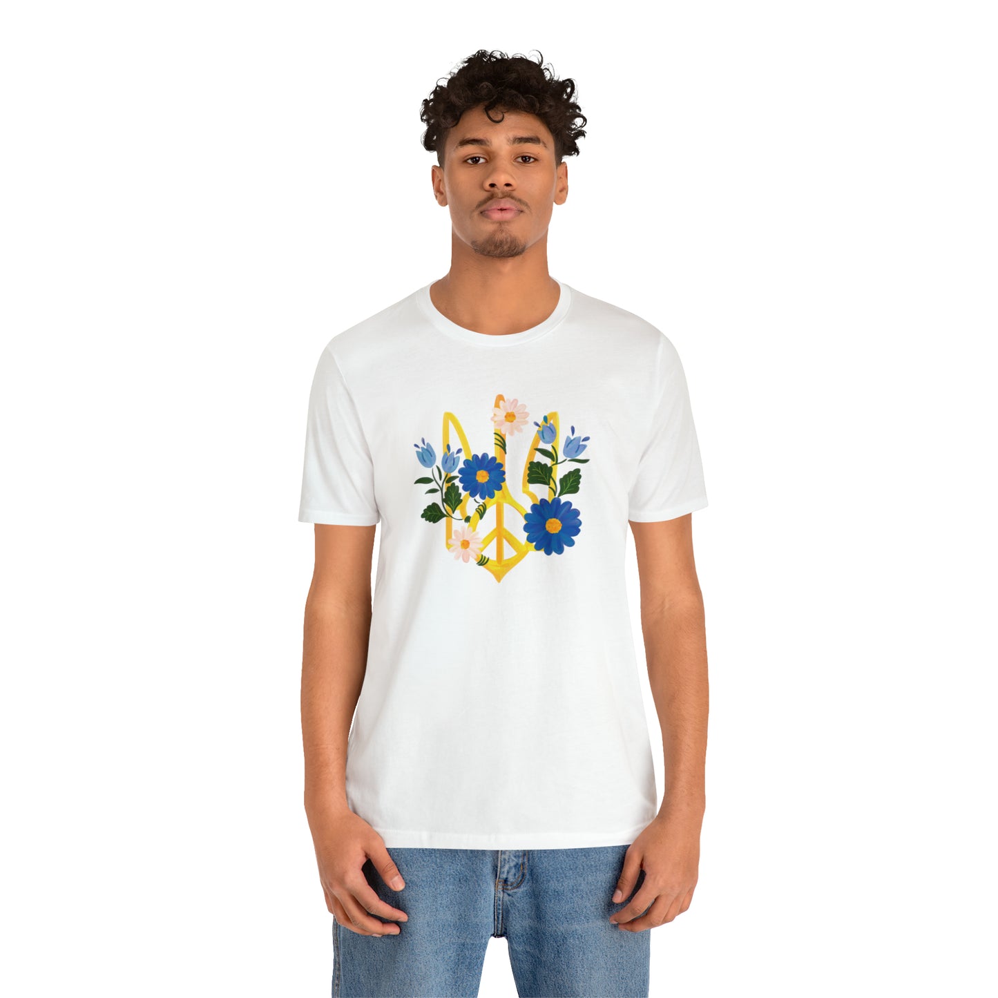 Floral Tryzub Unisex T-Shirt
