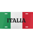 Italia Flag Vanity Plate