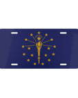 Indiana State Flag, USA Vanity Plate