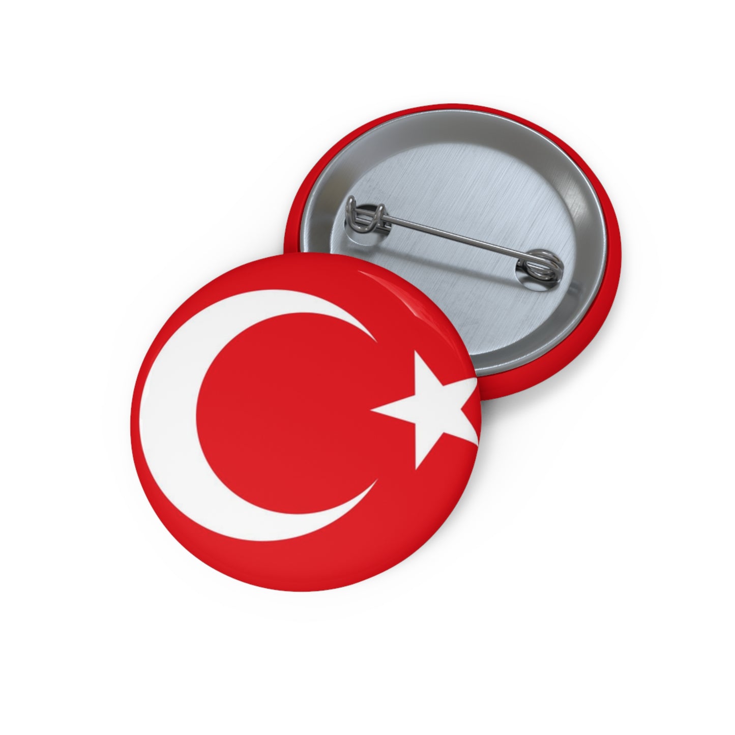Turkey Flag Pin Buttons