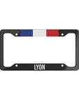 Lyon France Flag Car License Plate Frame