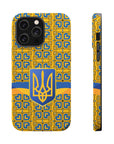 Ukraine Flag Emblem MagSafe Tough Cases