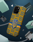 Ukraine Flag Emblem MagSafe Tough Cases