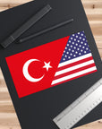 Turkish American Flag Bumper Stickers