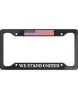 We stand United License Plate Frame