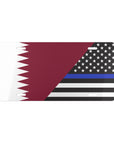 Qatar Support Police Flag Vanity Plate