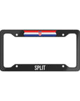 Split Croatia Flag Car License Plate Frame
