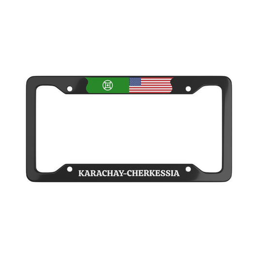 Karachay-Cherkessia Ethnic Flag/ USA License Plate Frame