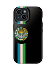 UZB Coat of Arms Flag Stripes Phone Case