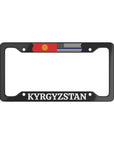 Kyrgyzstan New Flag / Thin Blue Line License Plate Frame