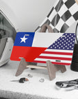 Chile USA Flag Vanity Plate