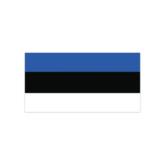 Estonia Flag Bumper Sticker